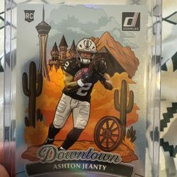 2025 Donruss Downtown Ashton Jeanty Raiders Rookie RC Case Hit SSP