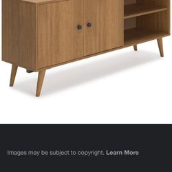 TV Stand with Cabinet Doors