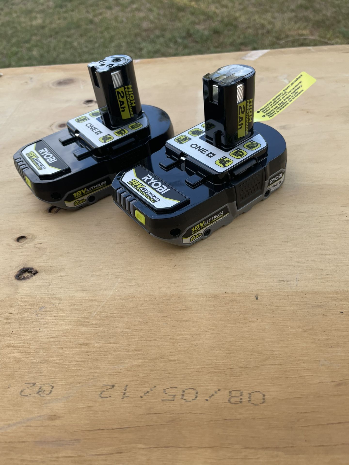 Ryobi New Two Batteries