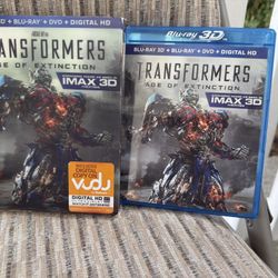Transformers: Age of Extinction – 4-Disc Blu-ray Combo Set – $1