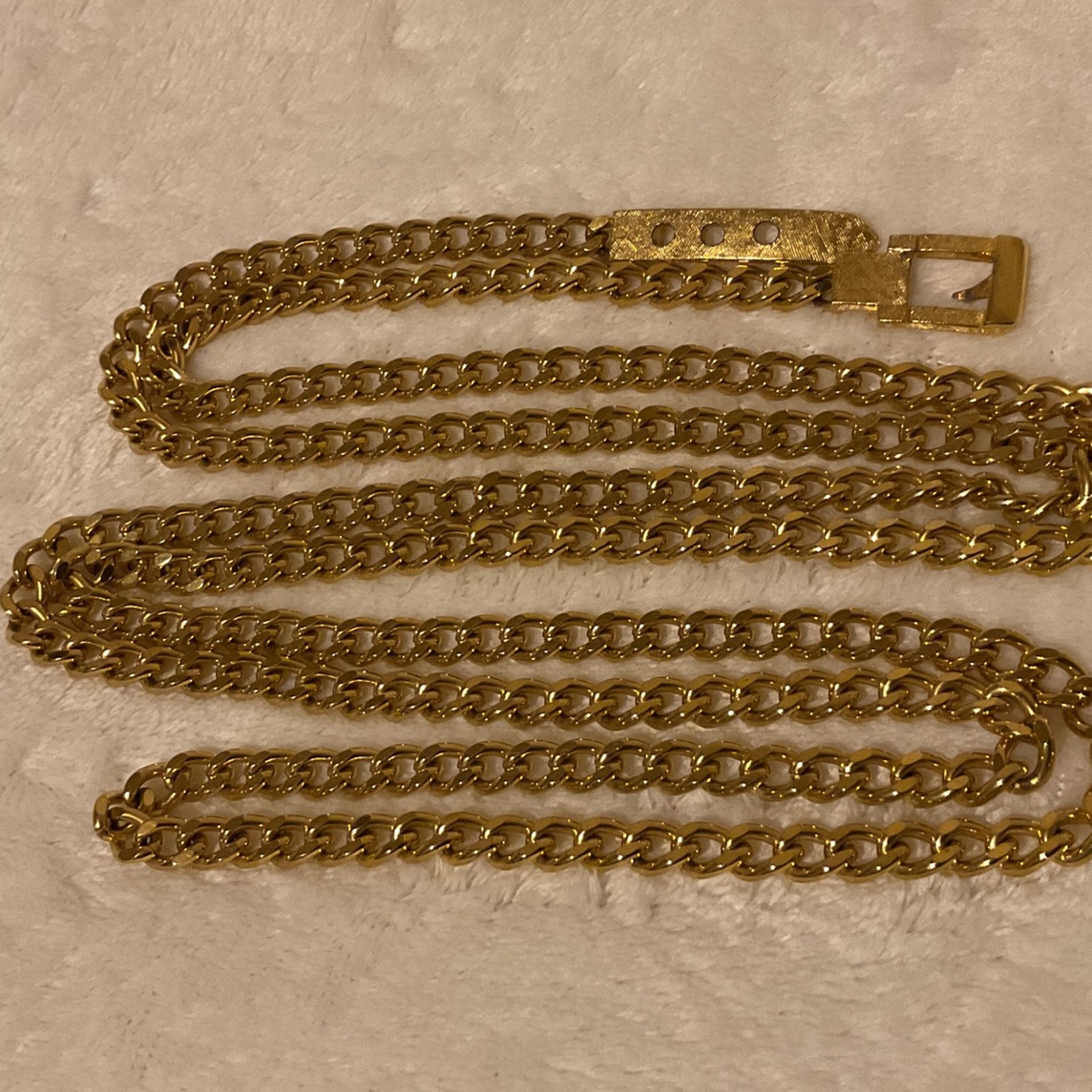 Gold Plated Chain Belt, By 1109 ACCESSOCRAFT