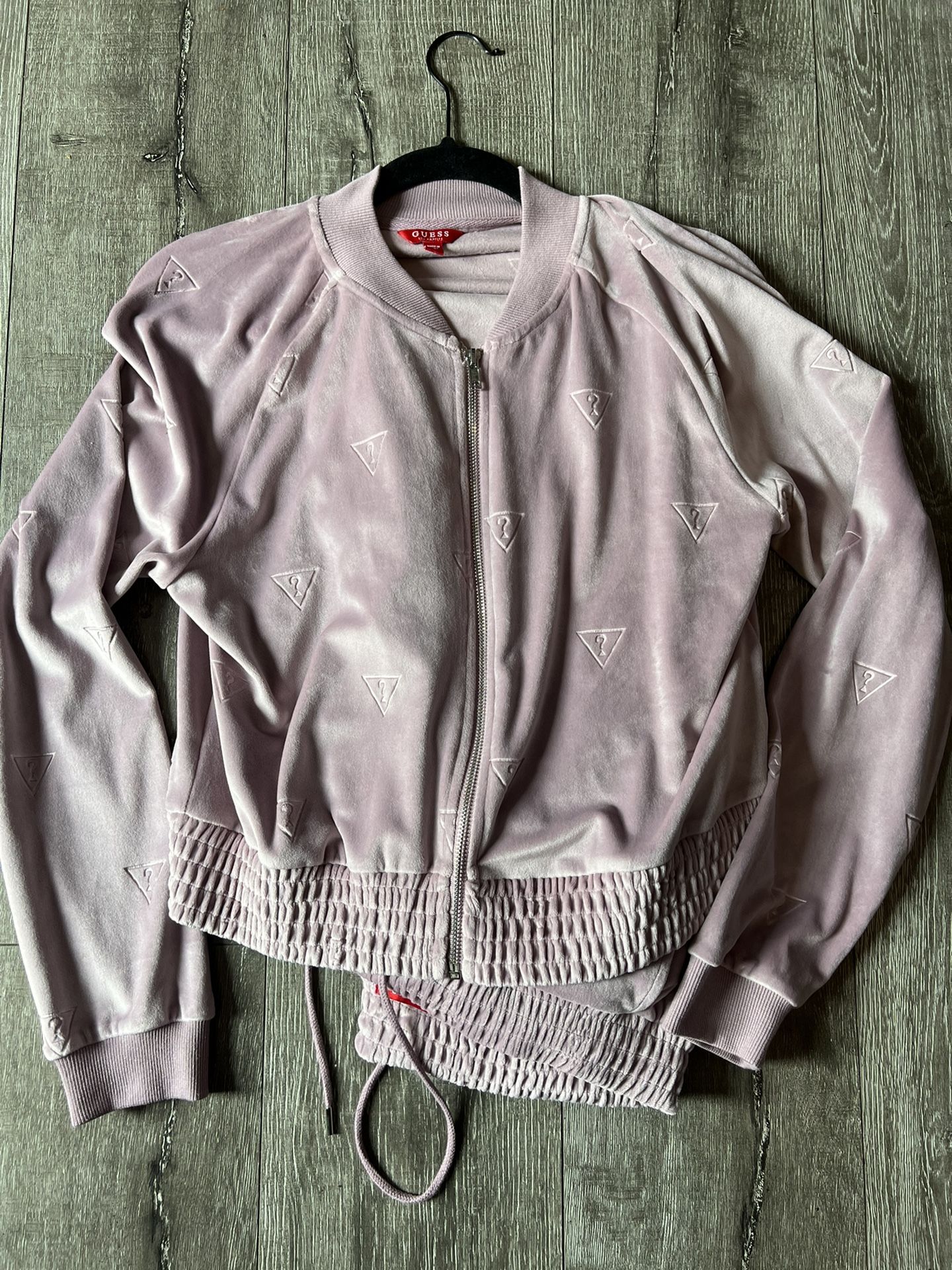 Guess Lavender Velour Tracksuit