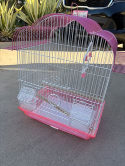 Pink Bird Cage