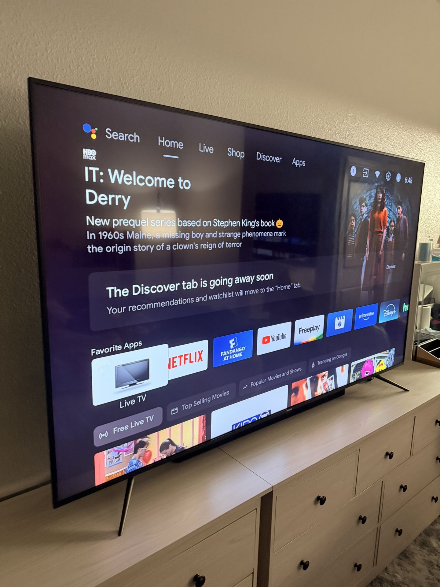 75inch TV with Surround Sound system