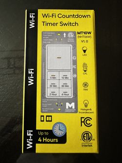 BRAND NEW WiFi Countdown Timer Switch - $10 (Reg. $22)
