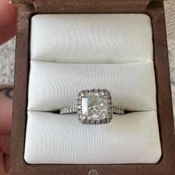 Lab grown diamond engagement ring (size 7.25)