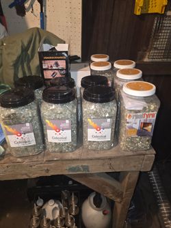Celestial Fire Glass Platinum Moonlight – Lot of Jars