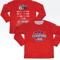 Los Angeles Angels Long Sleeve Shirt 20th Edition World Series