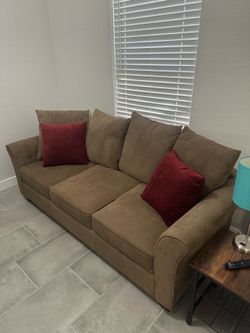 Queen sized sleep sofa