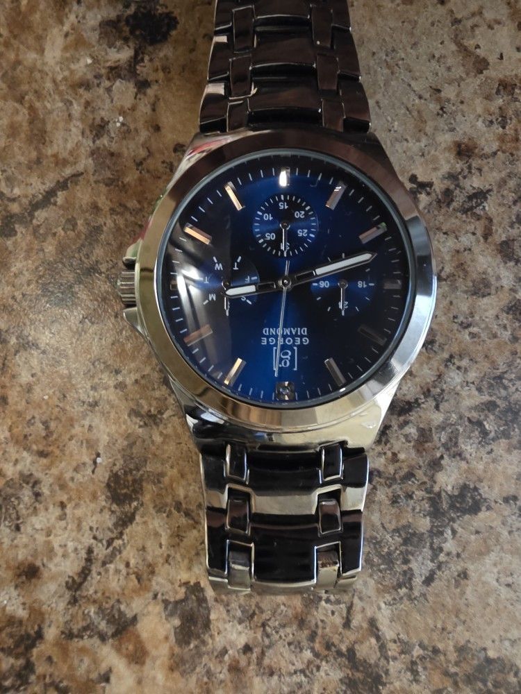 A George Blue Diamond Watch