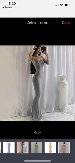 Gray Summer Dress 