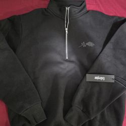 CIVILREGIME QUARTER ZIP SWEATER
