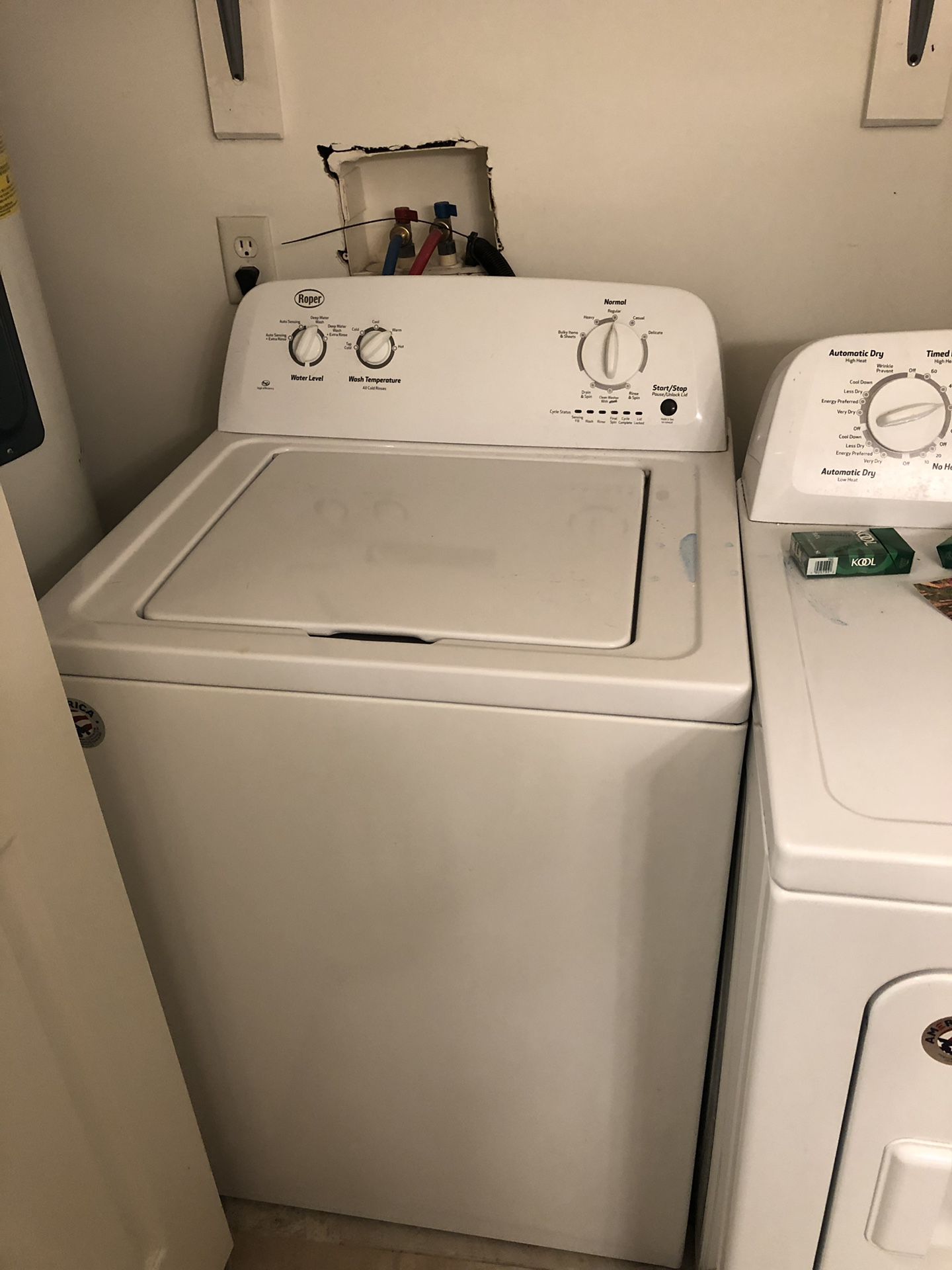 Roper Washer and Dryer