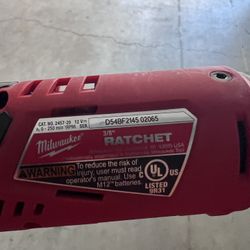 Milwaukee 2457-20 3/8 Ratchet