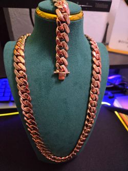 14MM Rose Gold set