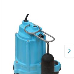 Little Giant Crawl space sump pump with basin