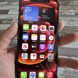 iPhone 12 Unlocked For Any Carrier W/ New Tempered Glass Screen Protector And Charger 