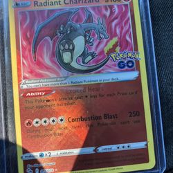 Radiant Charizard Pokemon Go Card