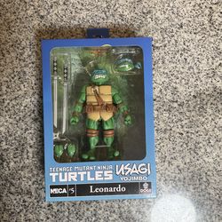 NECA TMNT x Usagi Yojimbo Leonardo Action Figure Teenage Mutant Ninja Turtles