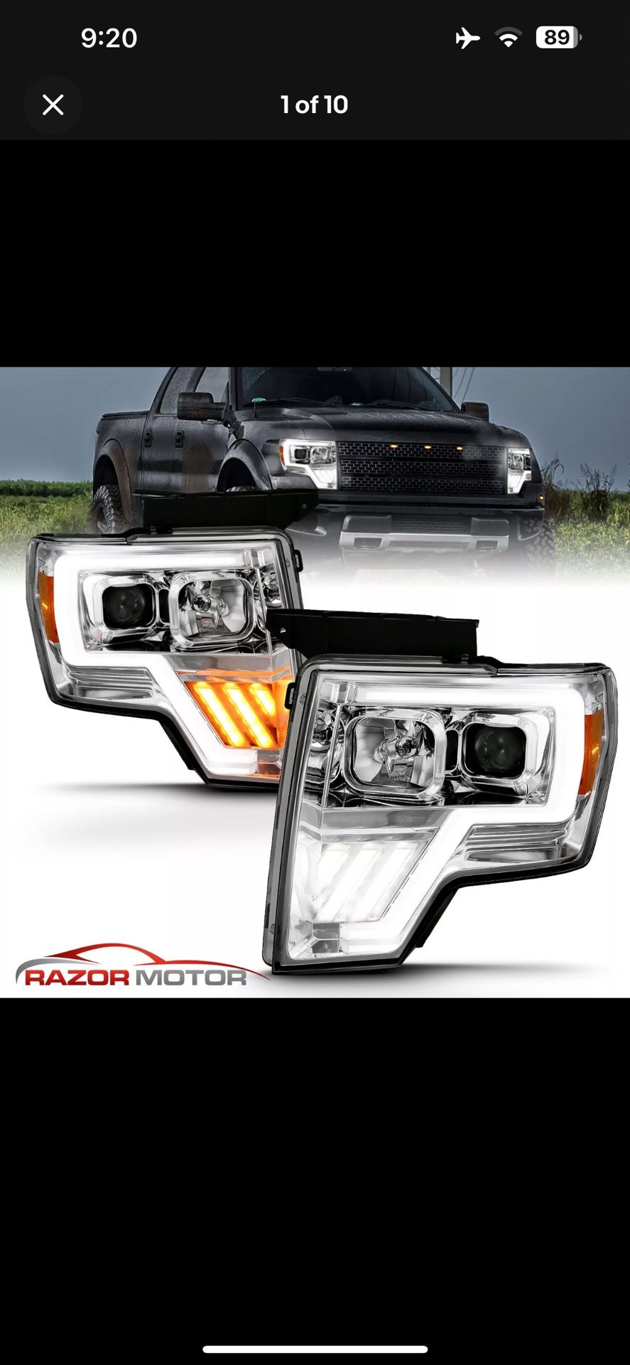 2009-2014 Ford F150 With Fog Lights 