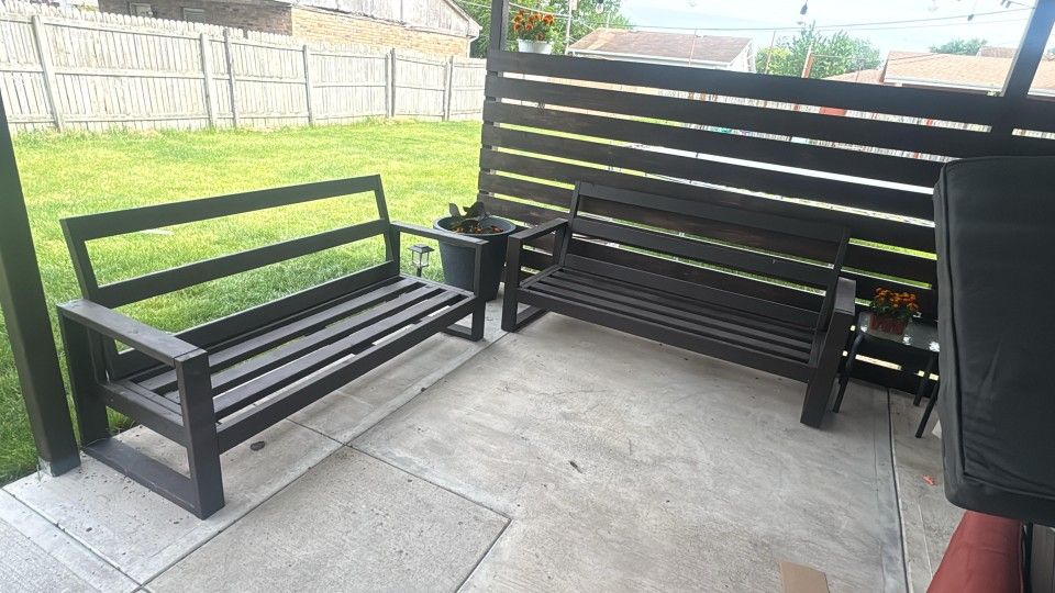 Wood Bench / Sofa Style $150ea.
