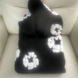 denim Tears black and white hoodie small