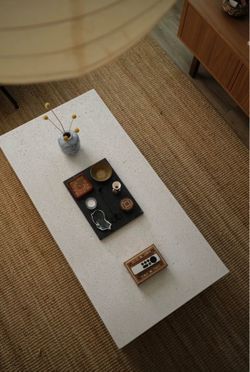 CB2 Concrete Indoor/Outdoor Coffee Table