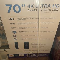70 “ Roku Tv 4k Ultra Hd Smart Tv With HDR 