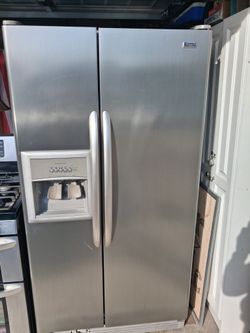 Stainless Steel Side By Side Refrigerator! Must Go!