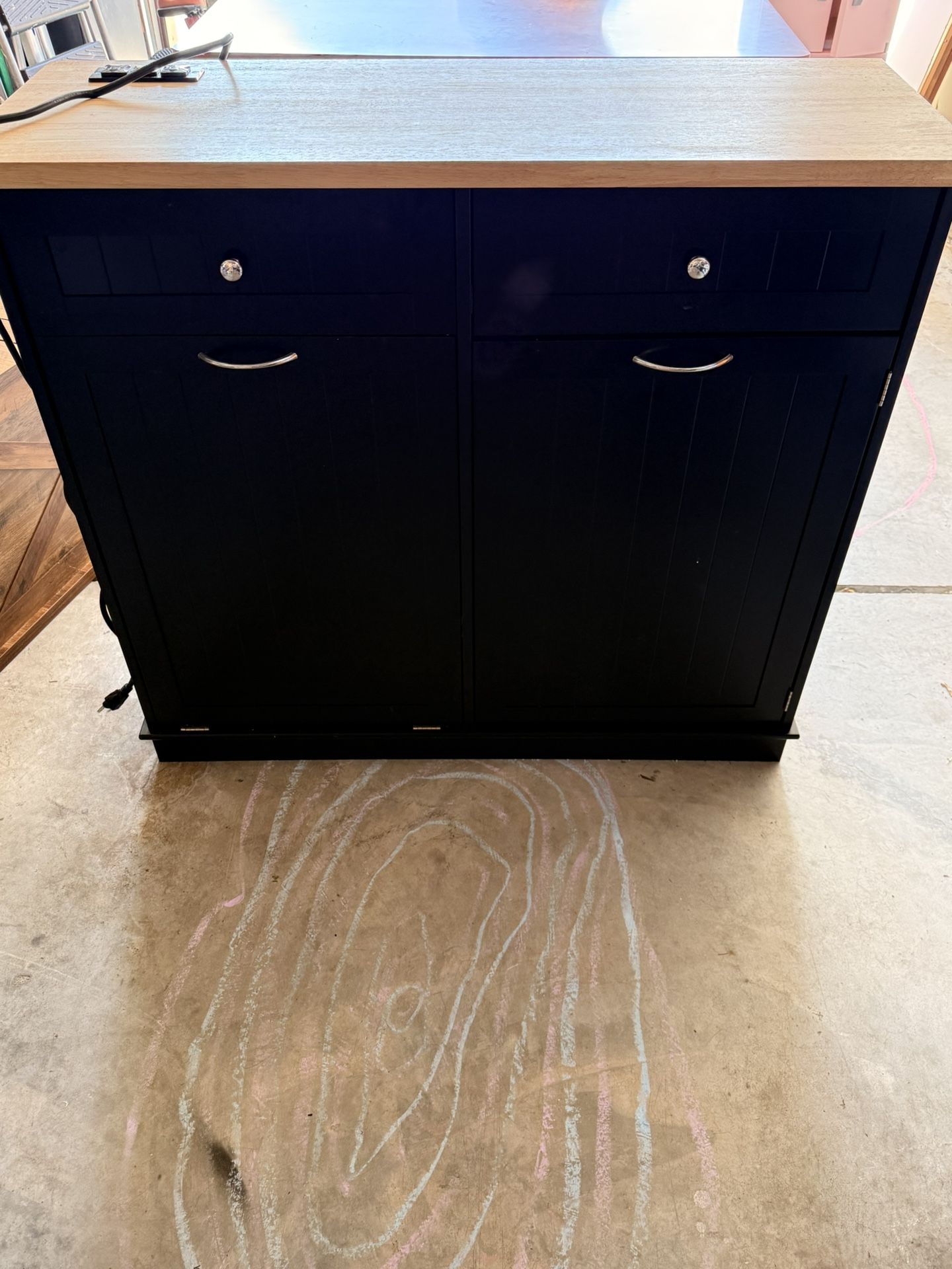 Trash Storage Cabinet