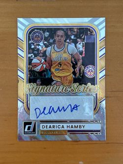 Dearica Hamby Los Angeles Sparks WNBA 2026 Donruss Autographed Card
