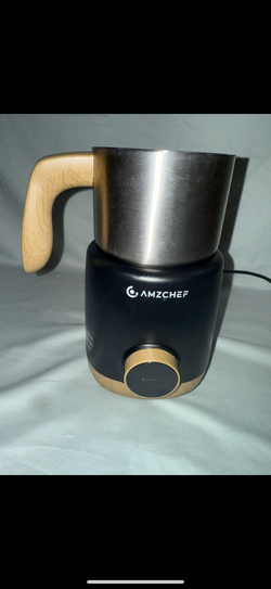 AMCHEF 8-IN-1 Milk Frother & Steamer