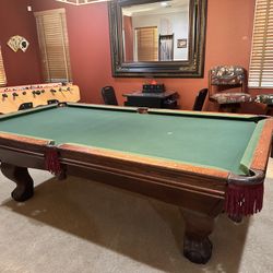 8’ Camelot Pool Table