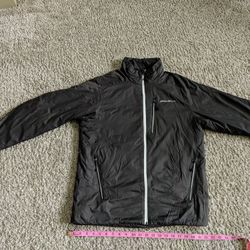 Eddie Bauer EverTherm Down Jacket Coat Mens Medium Black