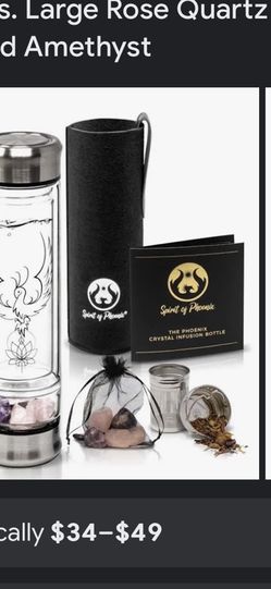 Crystal Infused Water Bottle 