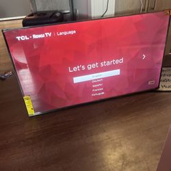 43 Inch TCL Smart Roku Tv