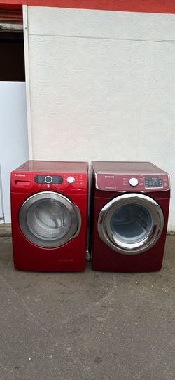 Samsung  washer and dryer set working perfectly💦🔥