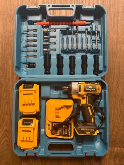 Complete Impact Wrench Drill Combo Kit