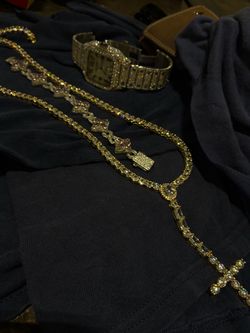 10k diamond tennis chain