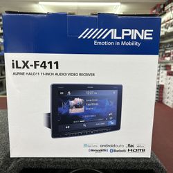 Alpine ILX-411 Apple Carplay, Android, Auto 11 Inch Touchscreen Stereo System