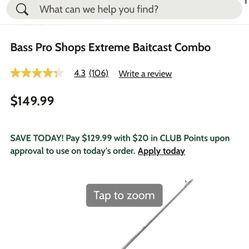 Baitcaster Fishing Pole Combo
