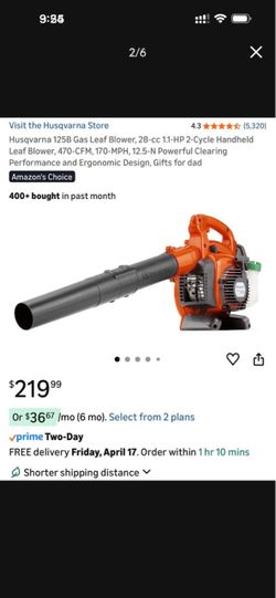 Brand New!! Gas New Husquvarna hand held blower!