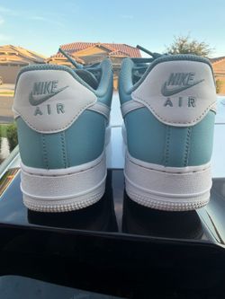 Size 8 men’s- Nike Air Force 1 '07 Denim Turquoise