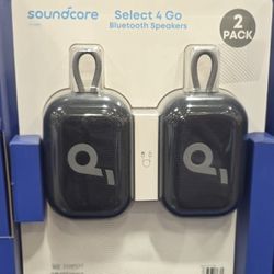 Soundcore Select 4 Go Bluetooth Speaker by Anker, 2-pack
