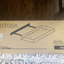 White Floating Shelves 24”