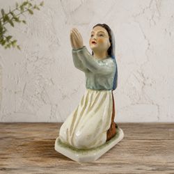Vintage Goebel Praying Girl Figurine W. Germany Hand Painted 6”