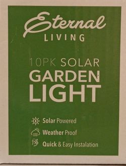 10 Pack Solar Garden Lights