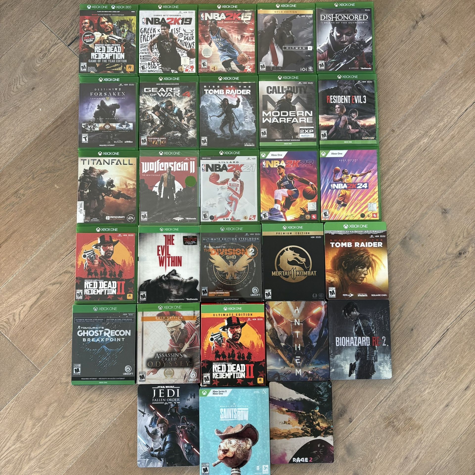 Xbox One Games 28 Xbox One Games Selling All Together