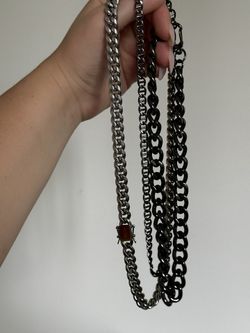 3 Stainless Steel Chains