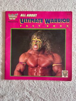 All about The Ultimate Warrior vintage WWF wrestling book